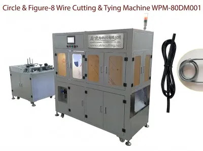 Automatisk sirkel-8 klippeviklemaskin for kabler WPM-80DM001 - Kabelspoling og binding