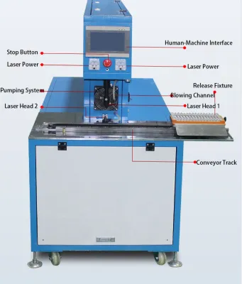 Elektrisk Skyvebord CO₂ Laser Trådstrippemaskin CLS60-D Thumb