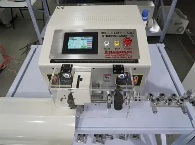 Høyhastighets dobbeltlags kabelstripper for industriell produksjon WPM-YHT3