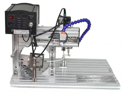 Halvautomatisk USB-kontakt loddemaskin for kabler 205H