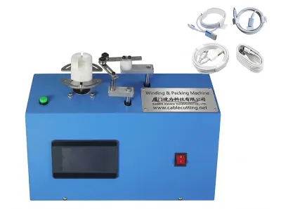 Automatisk USB-datakabelviklings- og pakkemaskin WPM-2024B