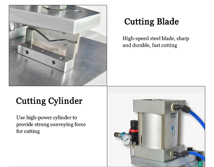 Stor kabelkuttemaskin, ny energibilens kabelkuttemaskin, wire cut-off-maskin 