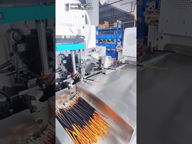 Fully Automatic Wire Terminal Crimping And Tube Housing Machine Both Ends Wire Crimping And Tube Ins