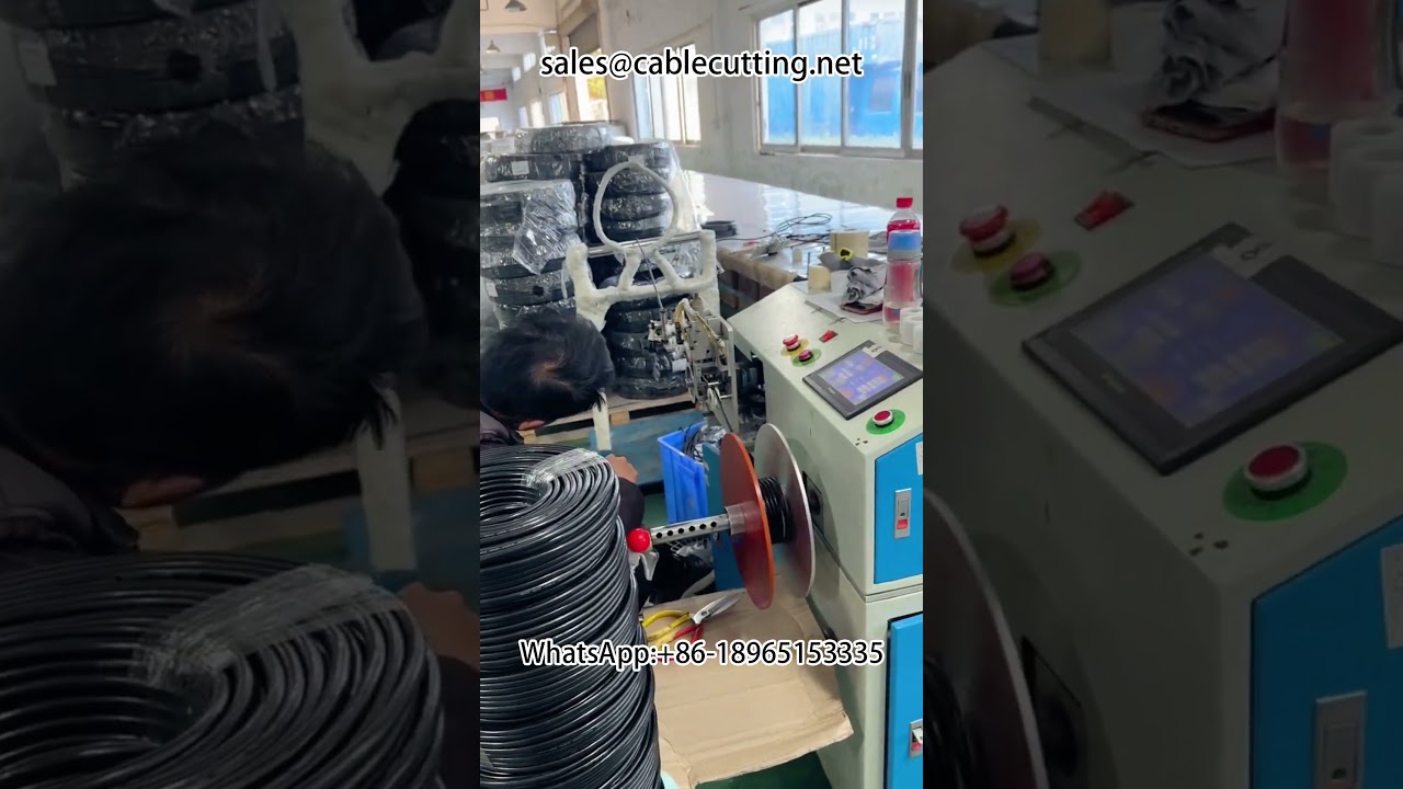 Automatisk metertellende opprullingsmaskin | Trådbehandling | Bilkabeltømmer