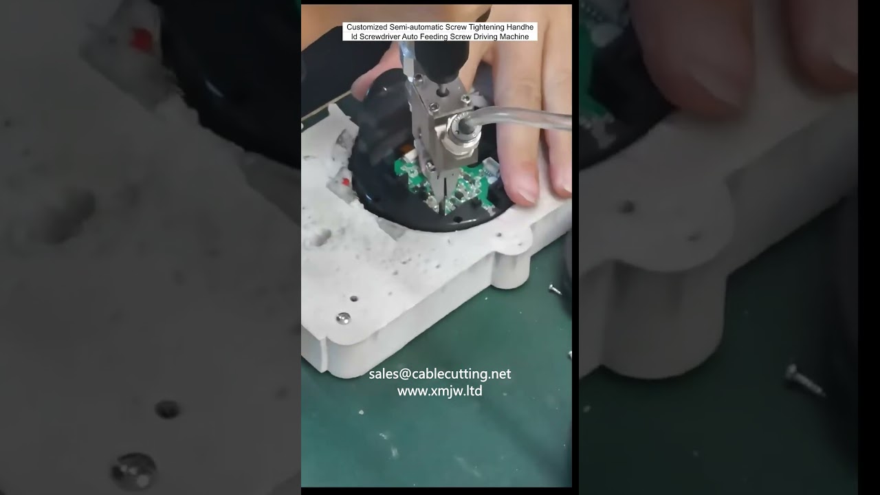 Customized Semi automatic Screw Tightening Handheld Screwdriver Auto Feeding Screw Driving Machine