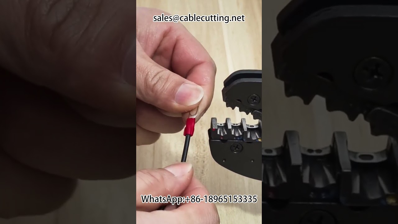 Elektrisk terminalkrympemaskin – krymper alle typer terminaler | #Automatisering