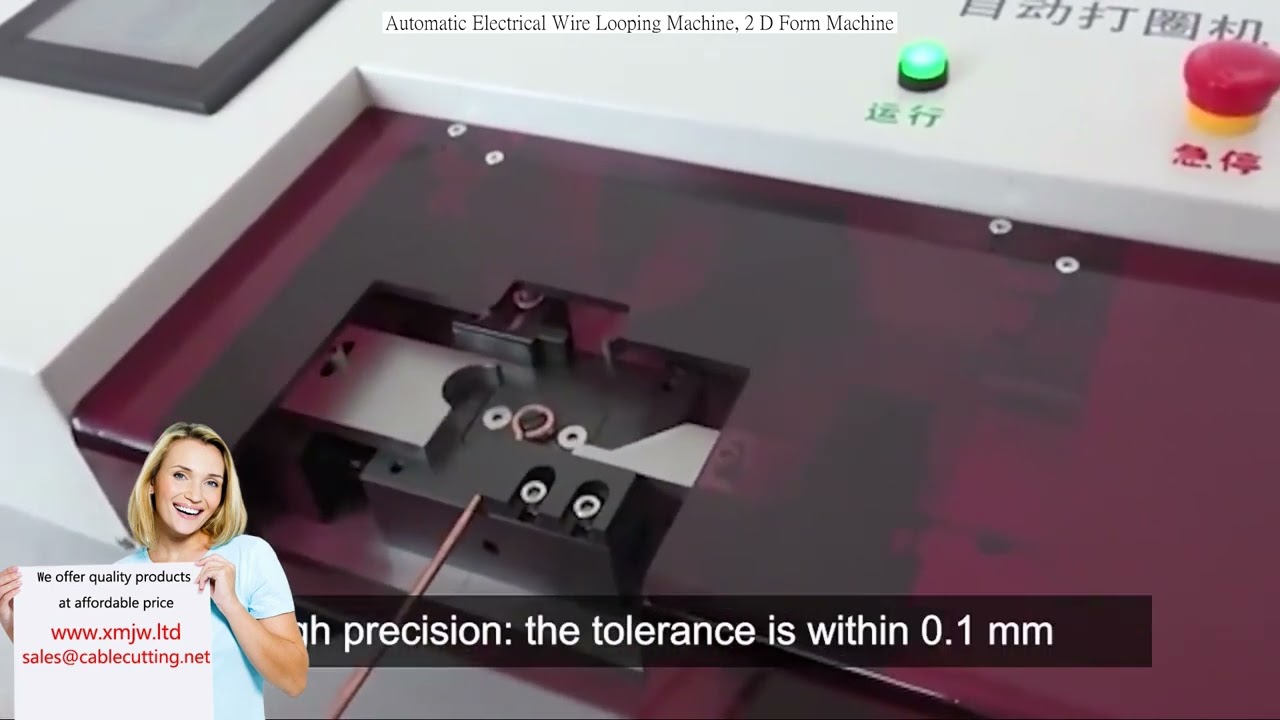 Automatisk elektrisk trådløkkemaskin, 2D-formmaskin