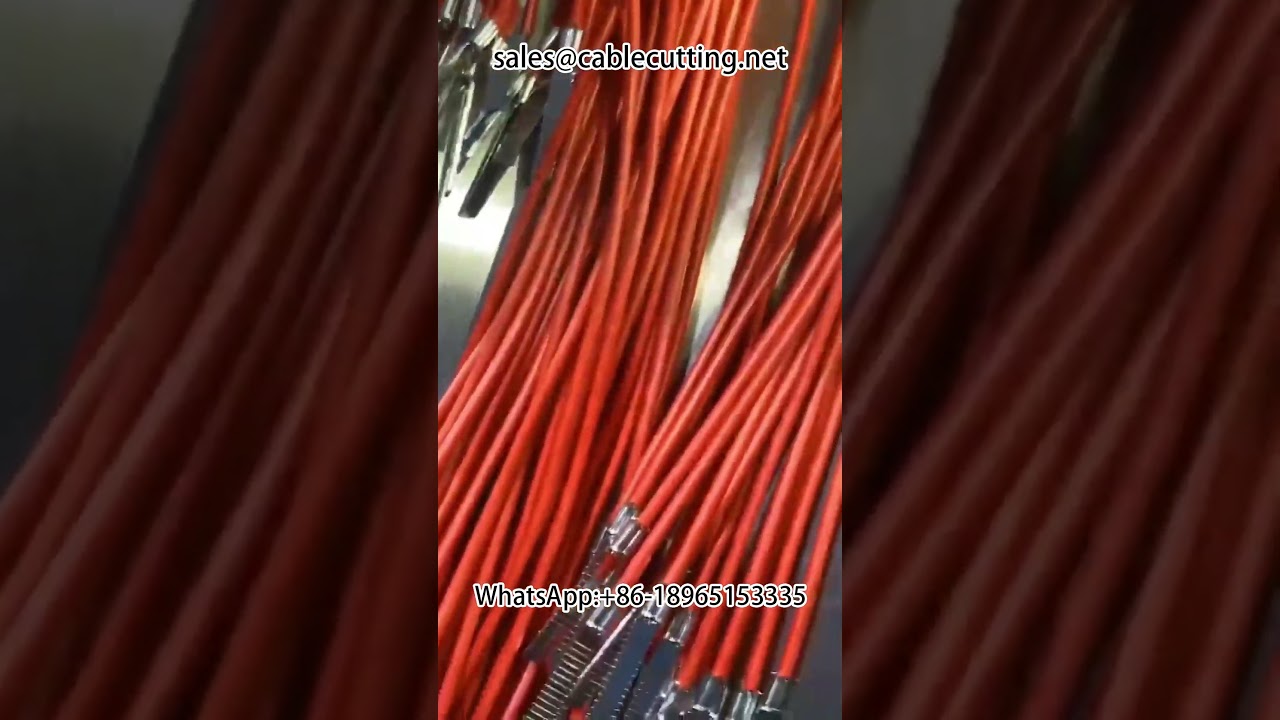 全自动双头单穿防水塞剥线打端机 #端子机