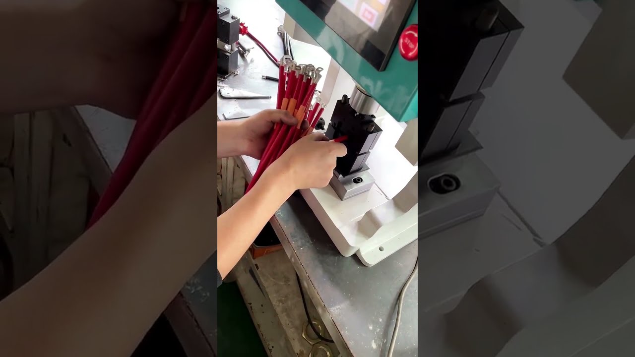 10T Hydraulic Terminal Machine + Hexagonal #machine #cablewirestrippingmachine #factory #tools