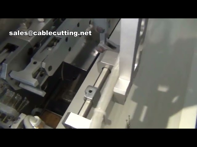 Fully Automatic Wire Terminal Crimping Flat Cable Cutting Stripping Tinning Machine, Wire Tinning Cr