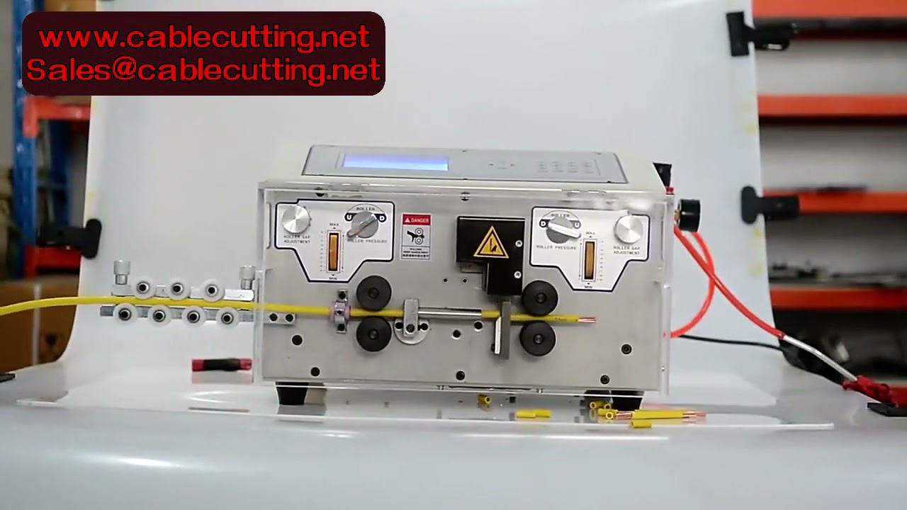 450W Automatisk Avisoleringsmaskin med 4-hjulsdrift – for ledninger opptil 10 mm ytre diameter
