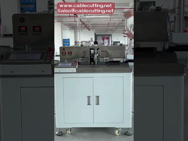 Automatic wire cutting stripping twisting and tin soldering machine