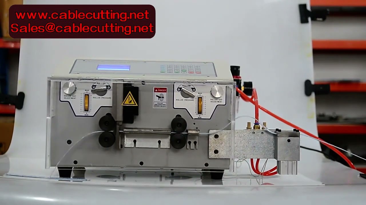 450W datastyrt automatisk trådstripper, kutt- og bøyemaskin for 2–12P ledninger med grenfleks
