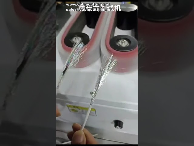 Cable braiding and dispersing machine, belt type strong line divider, crawler type shield line brush