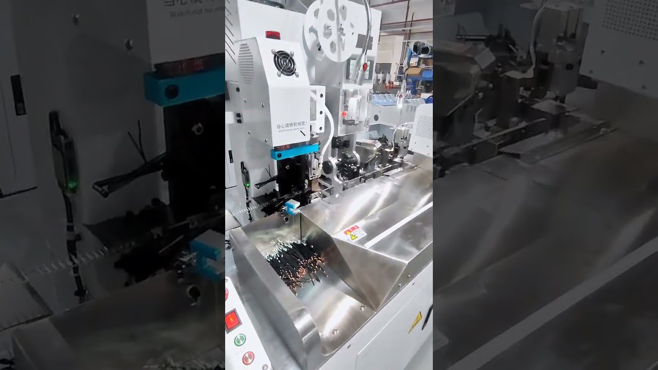 Ultra Small Rain Plug Tinning and Terminal Crimping