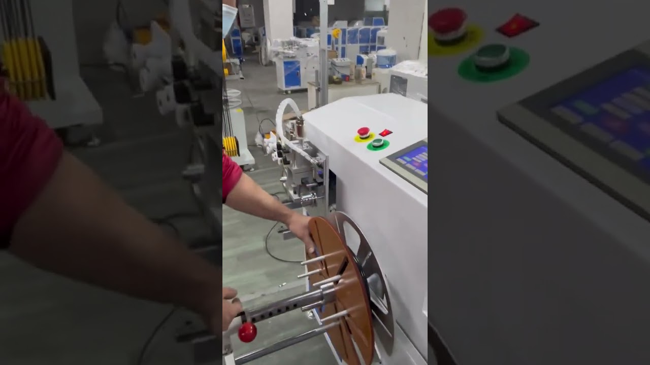 Multi Functional Wire Coiling Machine with Metering, Sorting, Cutting, Winding & Tying #factory