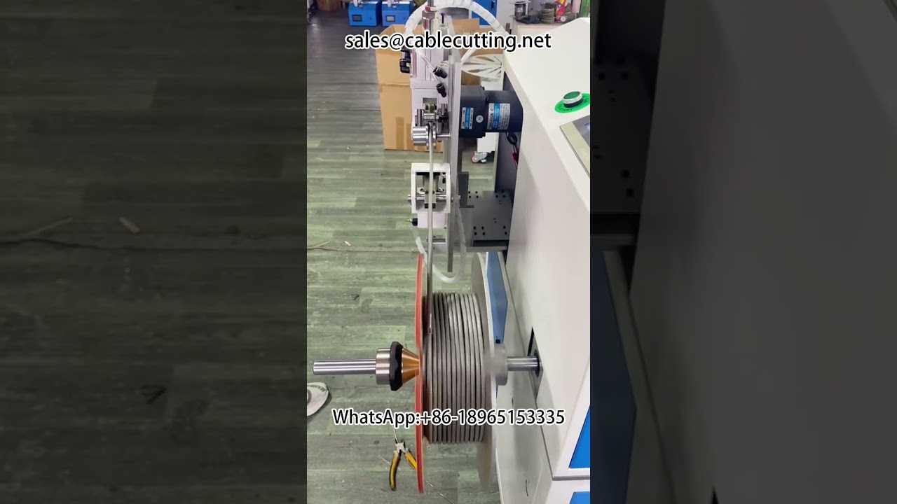 Automatic metre counting and sorting rewinding machine for cable #Rewinding machine #Wire and cable