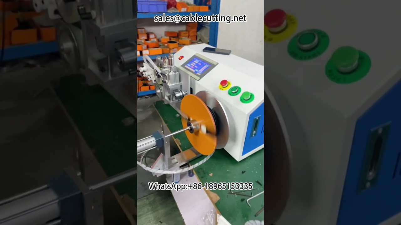 Automatisk meter-tellende opprullingsmaskin #Trådopprulling #Trådbehandling #Nettverk #Omrulling