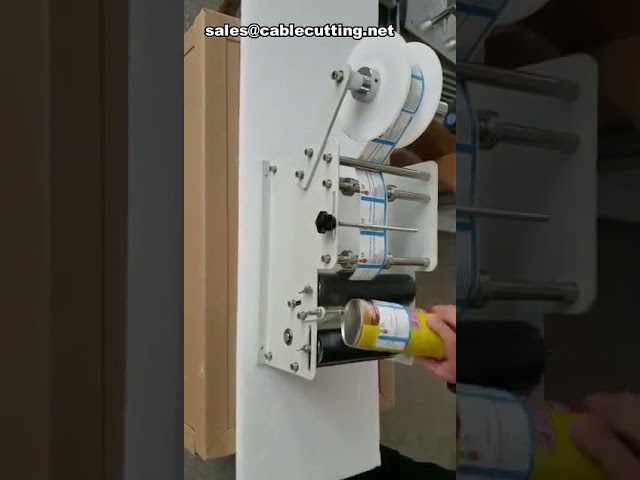 Håndmanuell Etiketteringsmaskin for Runde Flasker