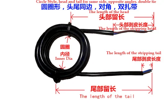 Auto Tråd Cut Strip Coil Twist Bånd WPM-02SL Thumb